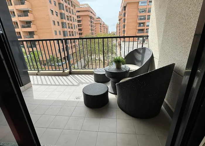 Bonaire Patacona - Playa Piscina Wifi Terraza Апартаменты